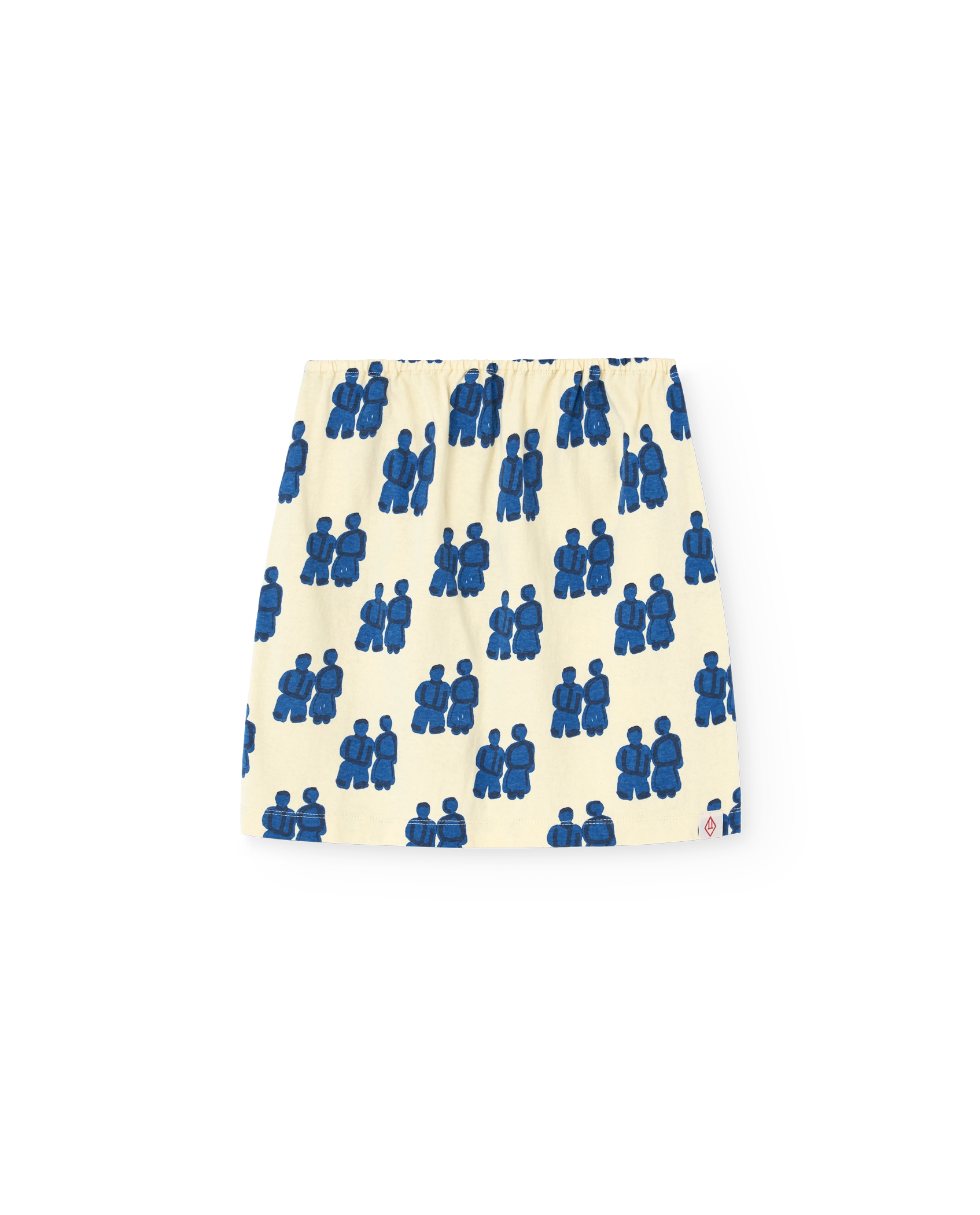 Flan Yellow Kitten Mini Skirt PRODUCT FRONT