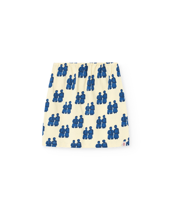 Flan Yellow Kitten Mini Skirt PRODUCT FRONT