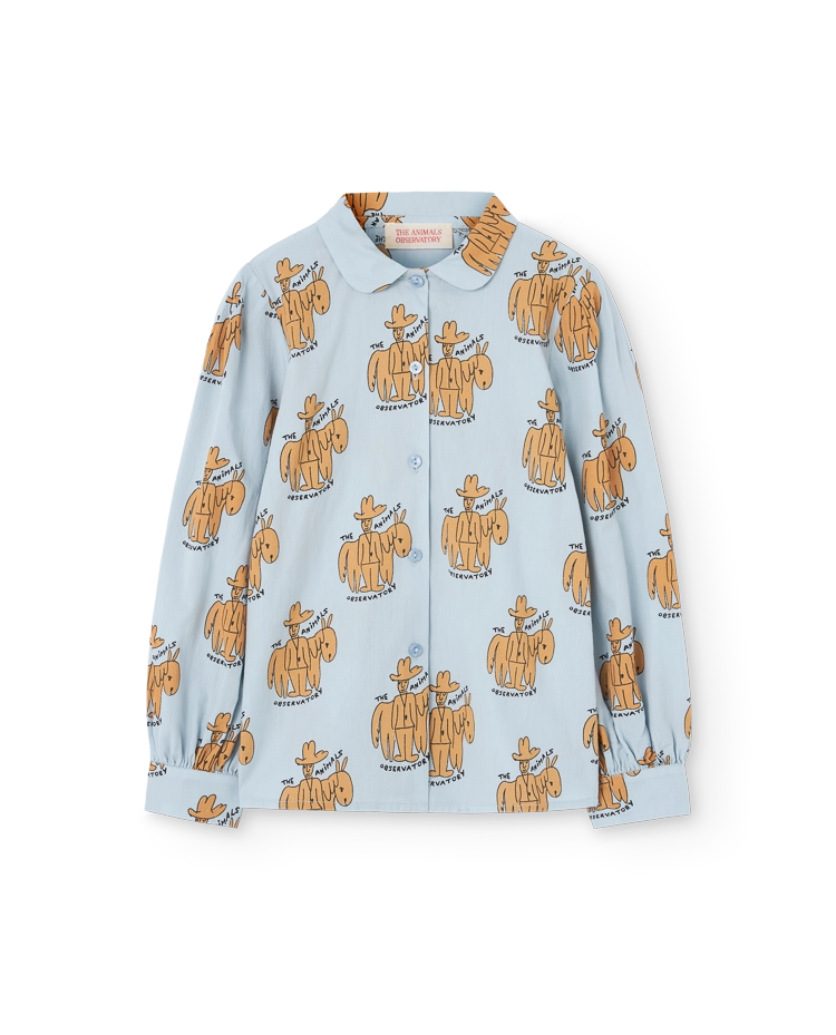 Blue Gradfly Blouse COVER