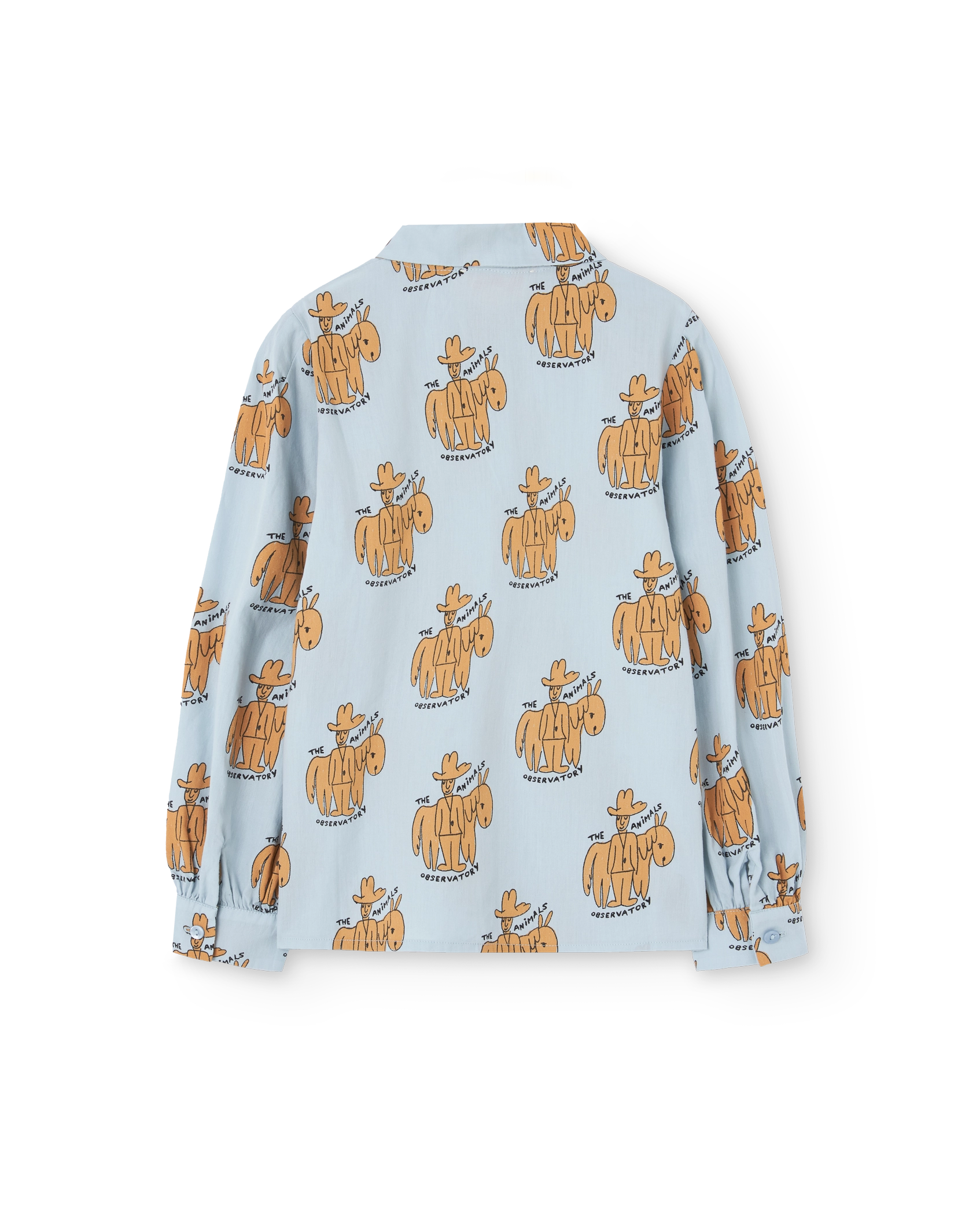 Blue Gradfly Blouse PRODUCT BACK