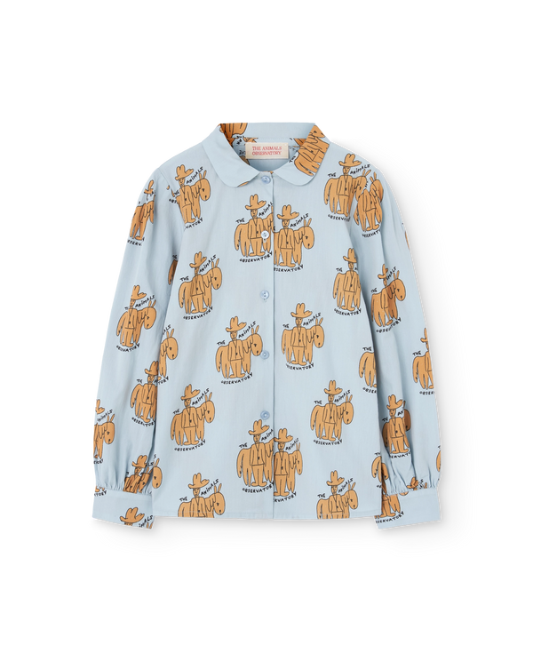 Blue Gradfly Blouse PRODUCT FRONT