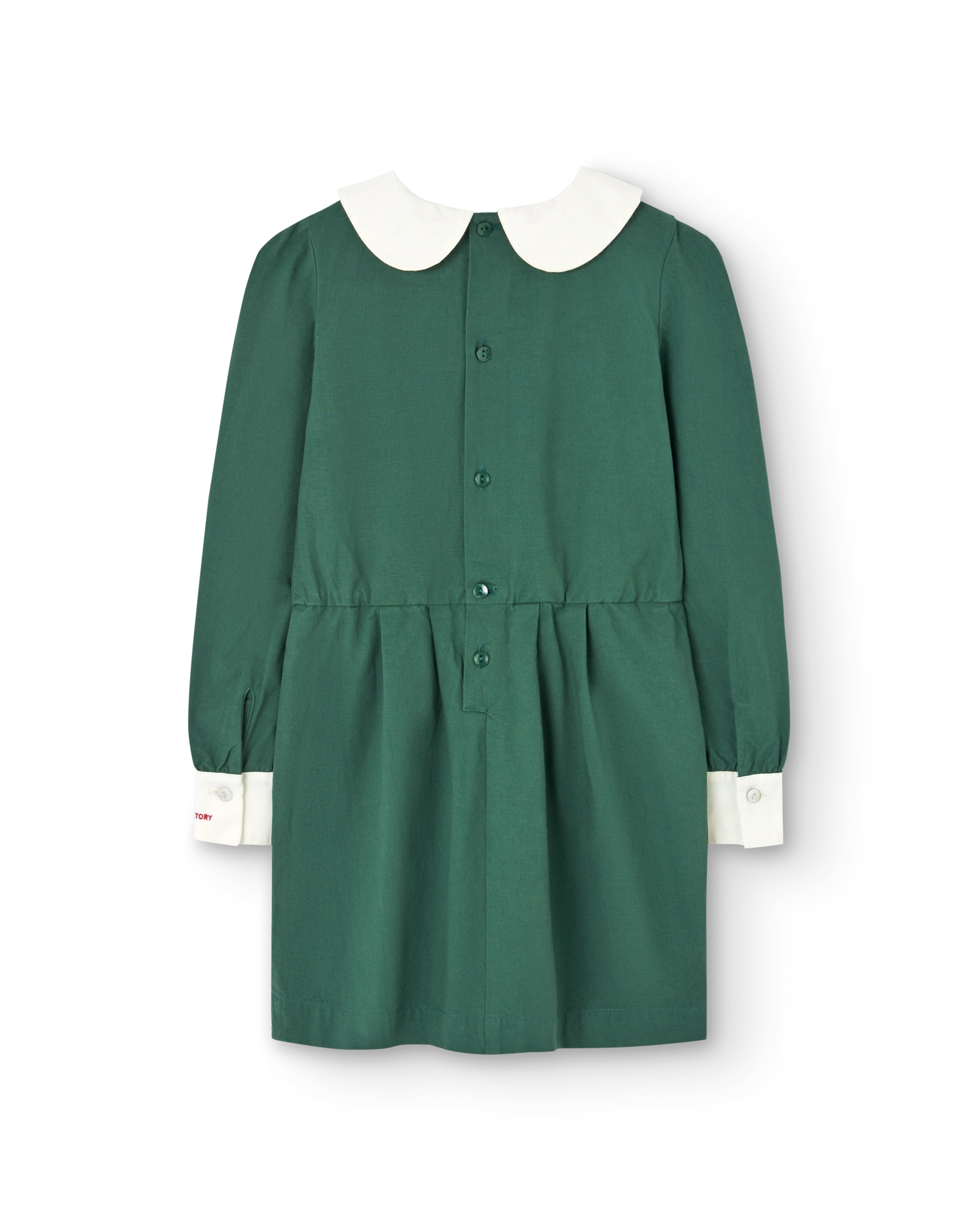 Green Drever Dress PRODUCT BACK