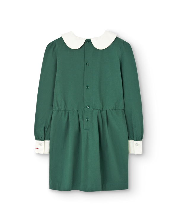 Green Drever Dress PRODUCT BACK