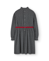 Dark Grey Tortoise Dress PRODUCT BACK