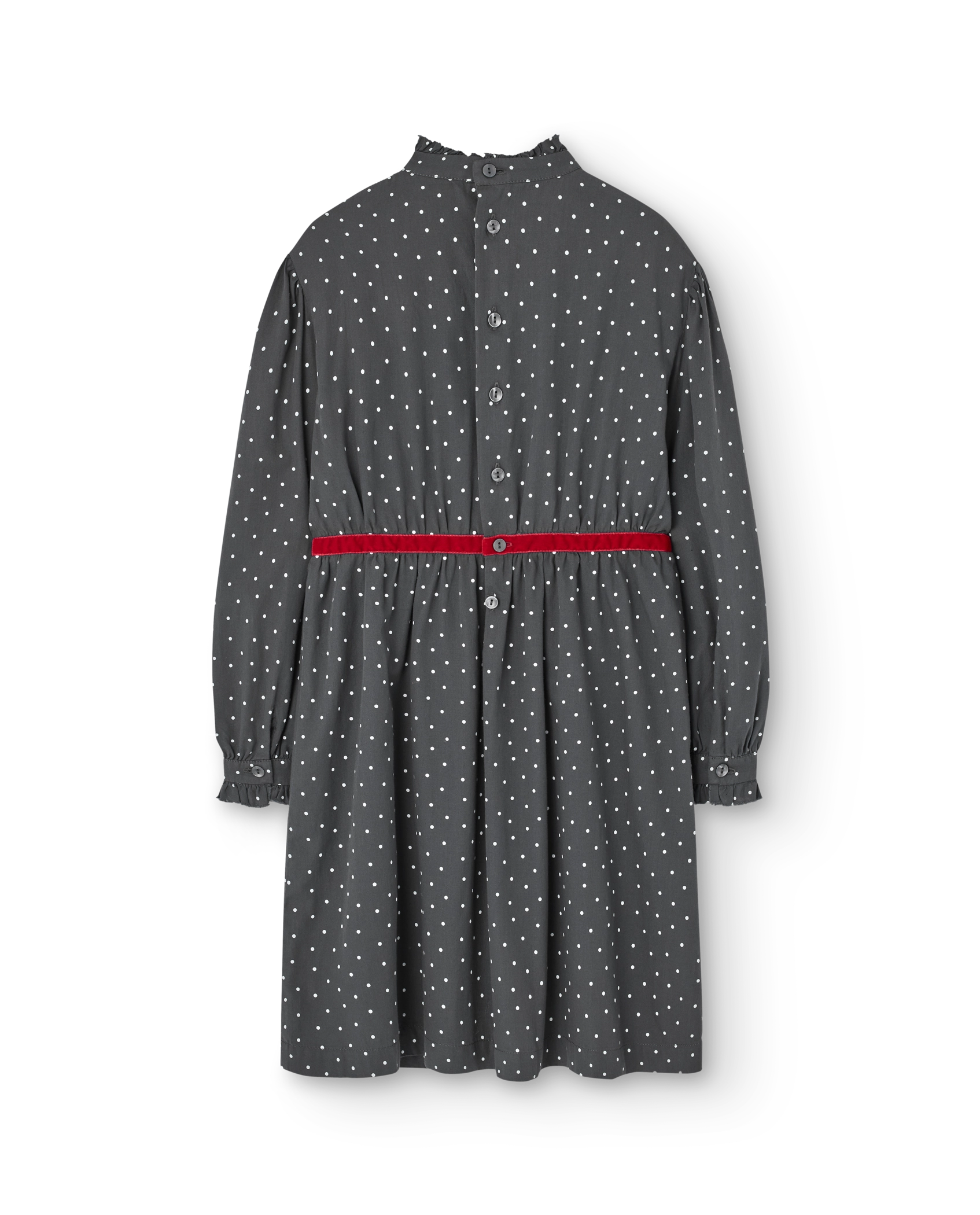 Dark Grey Tortoise Dress PRODUCT BACK