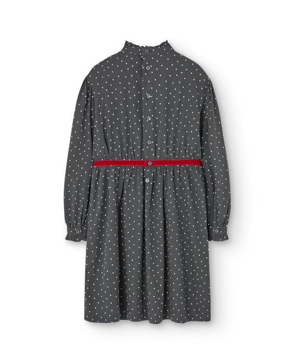 Dark Grey Tortoise Dress PRODUCT BACK
