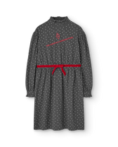 Dark Grey Tortoise Dress PRODUCT FRONT