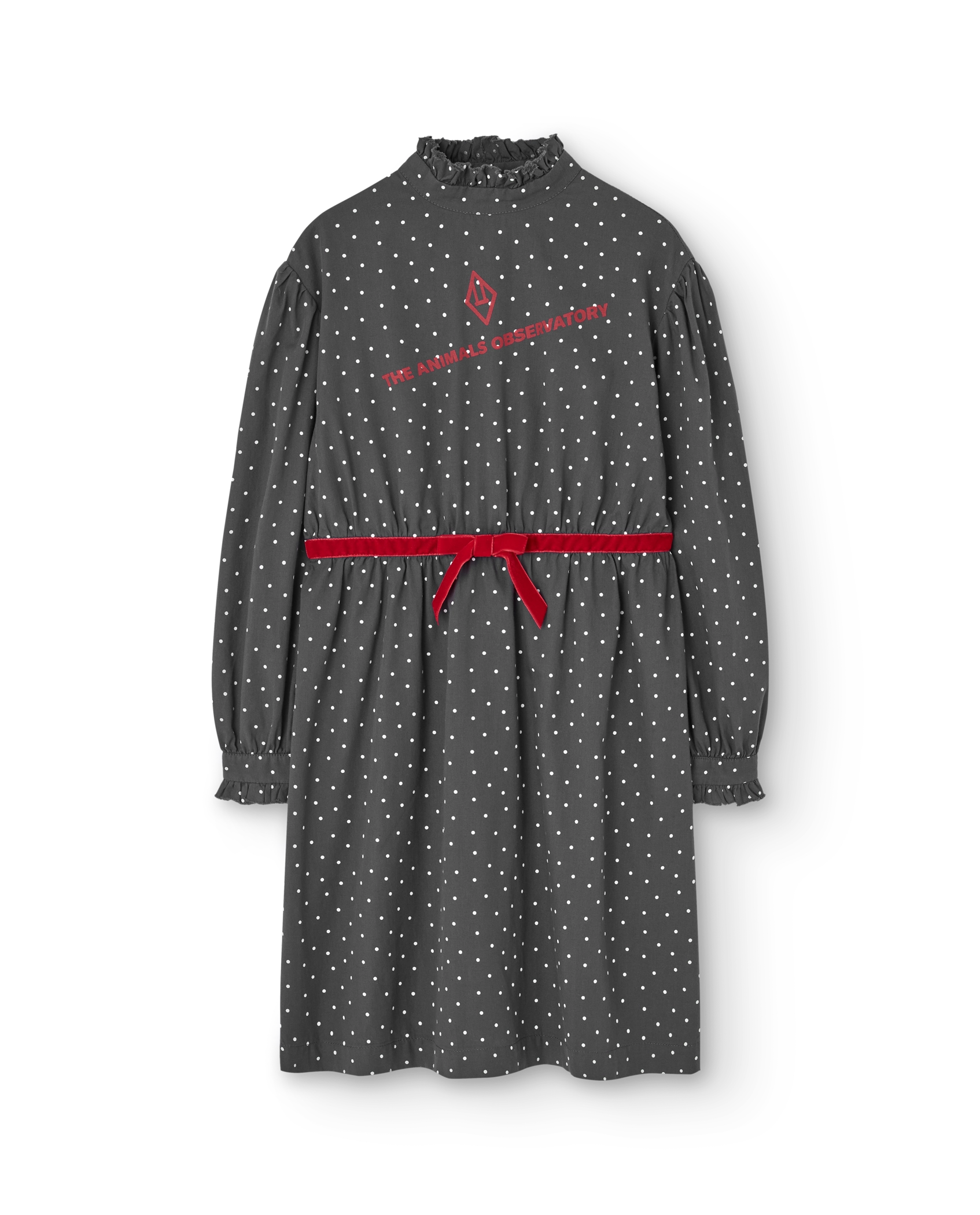 Dark Grey Tortoise Dress PRODUCT FRONT