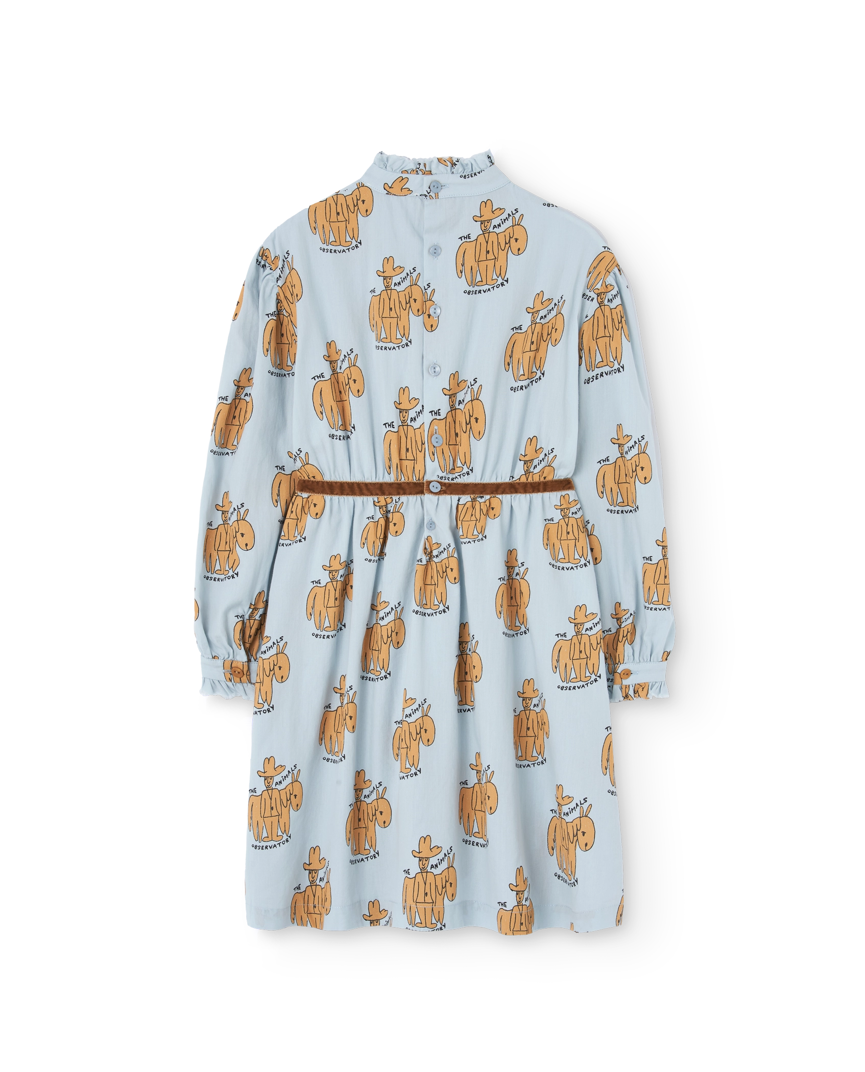 Blue Tortoise Dress PRODUCT BACK