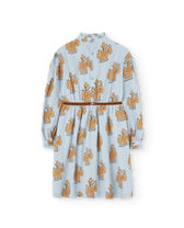 Blue Tortoise Dress PRODUCT BACK