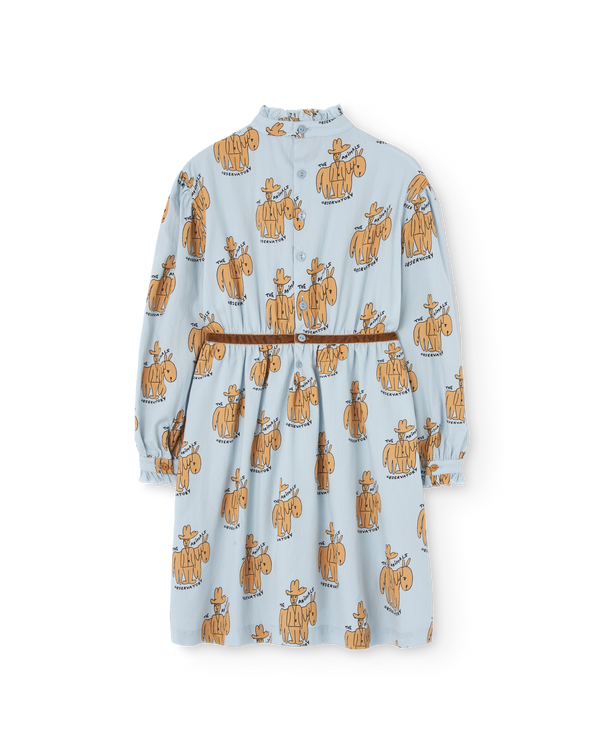 Blue Tortoise Dress PRODUCT BACK