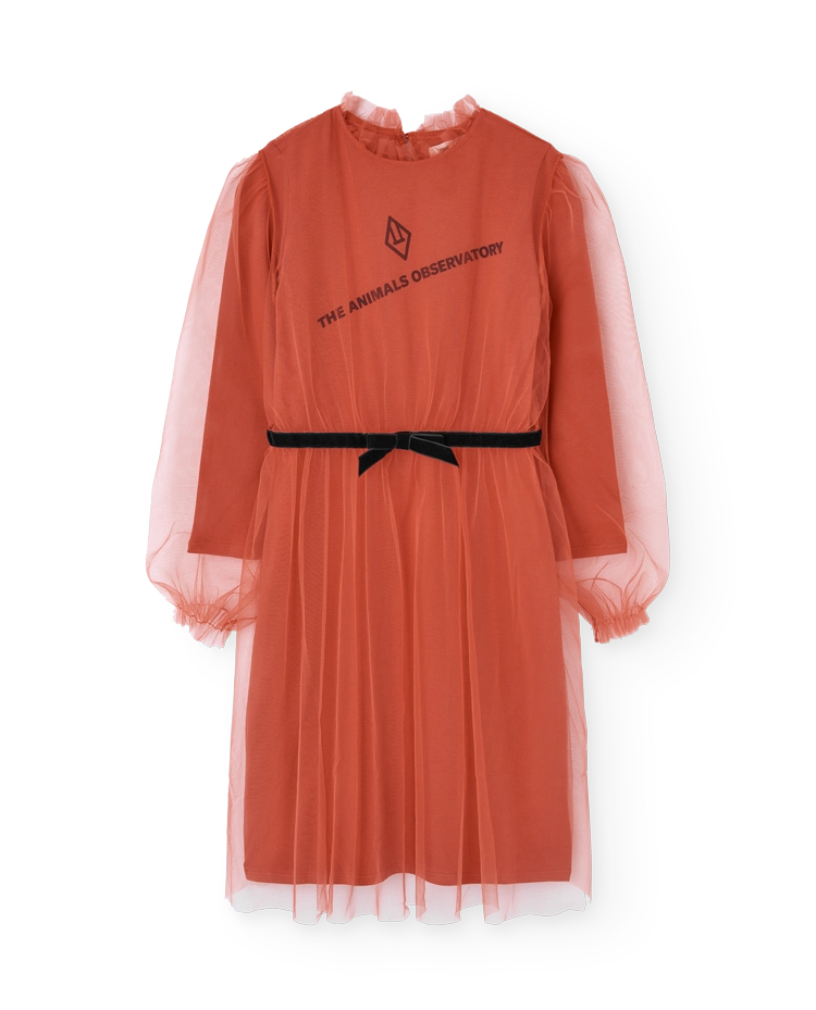 Red Tulle Tortoise Dress COVER