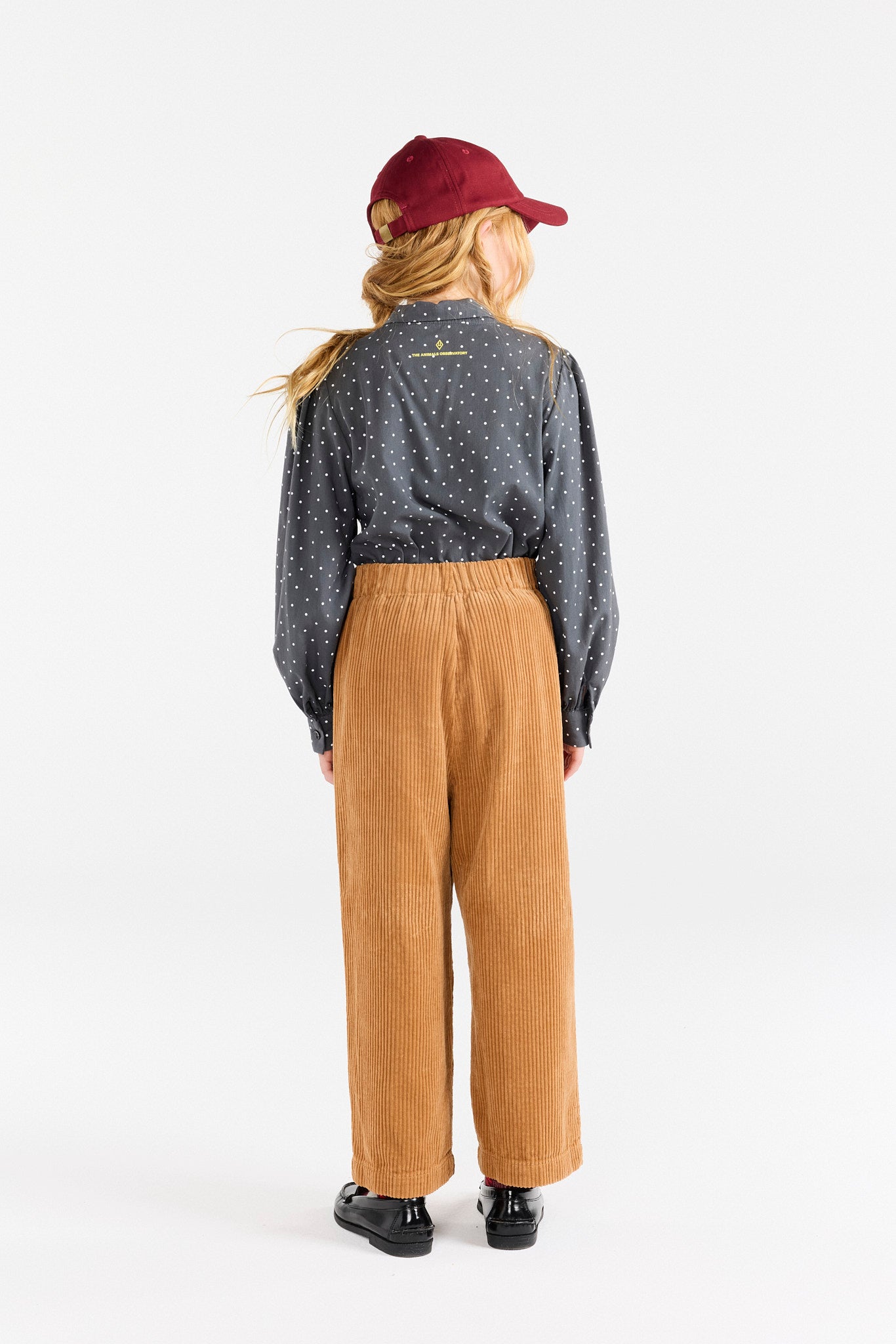 Almond Brown Emu Pants MODEL BACK