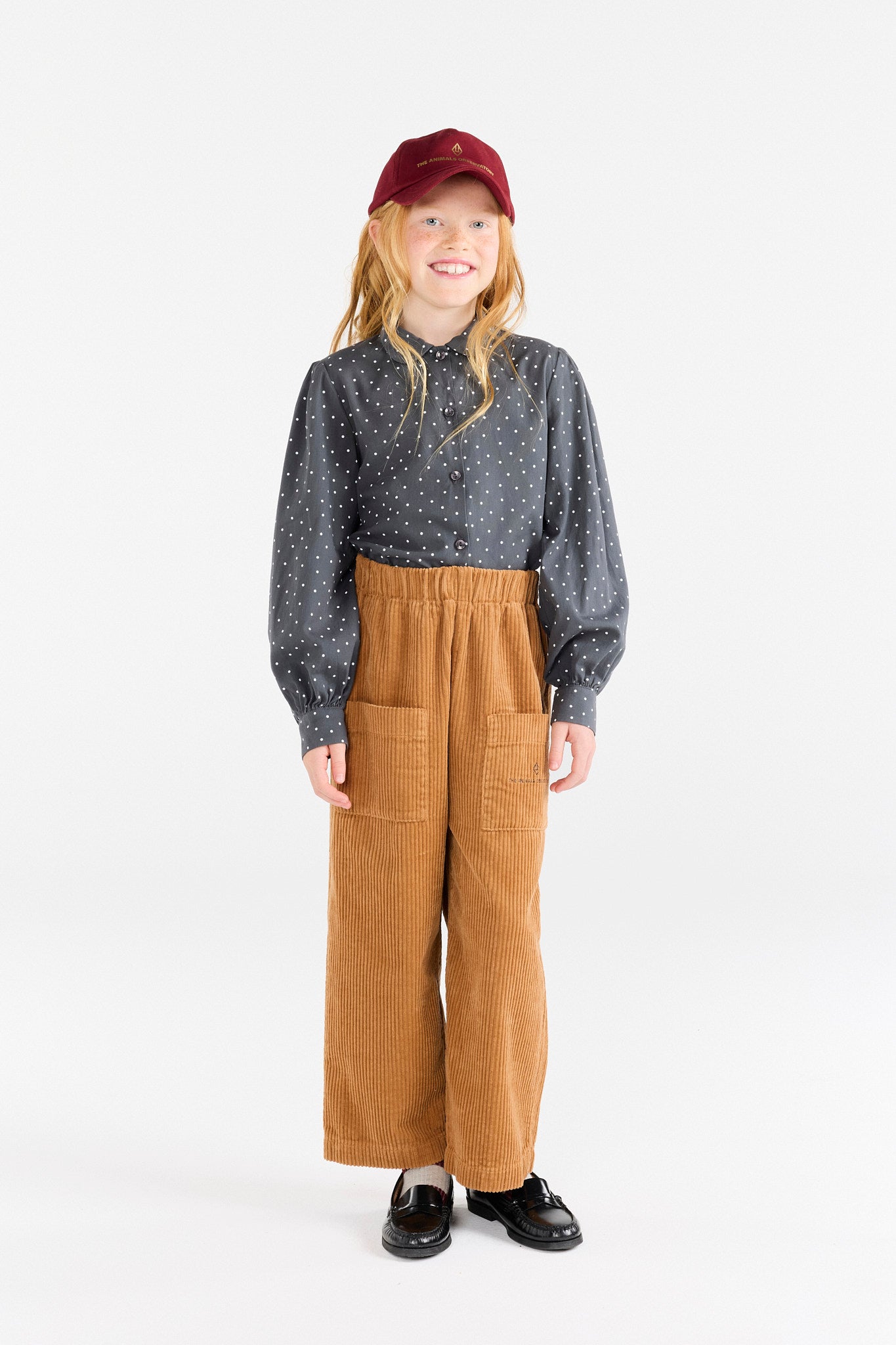 Almond Brown Emu Pants MODEL FRONT
