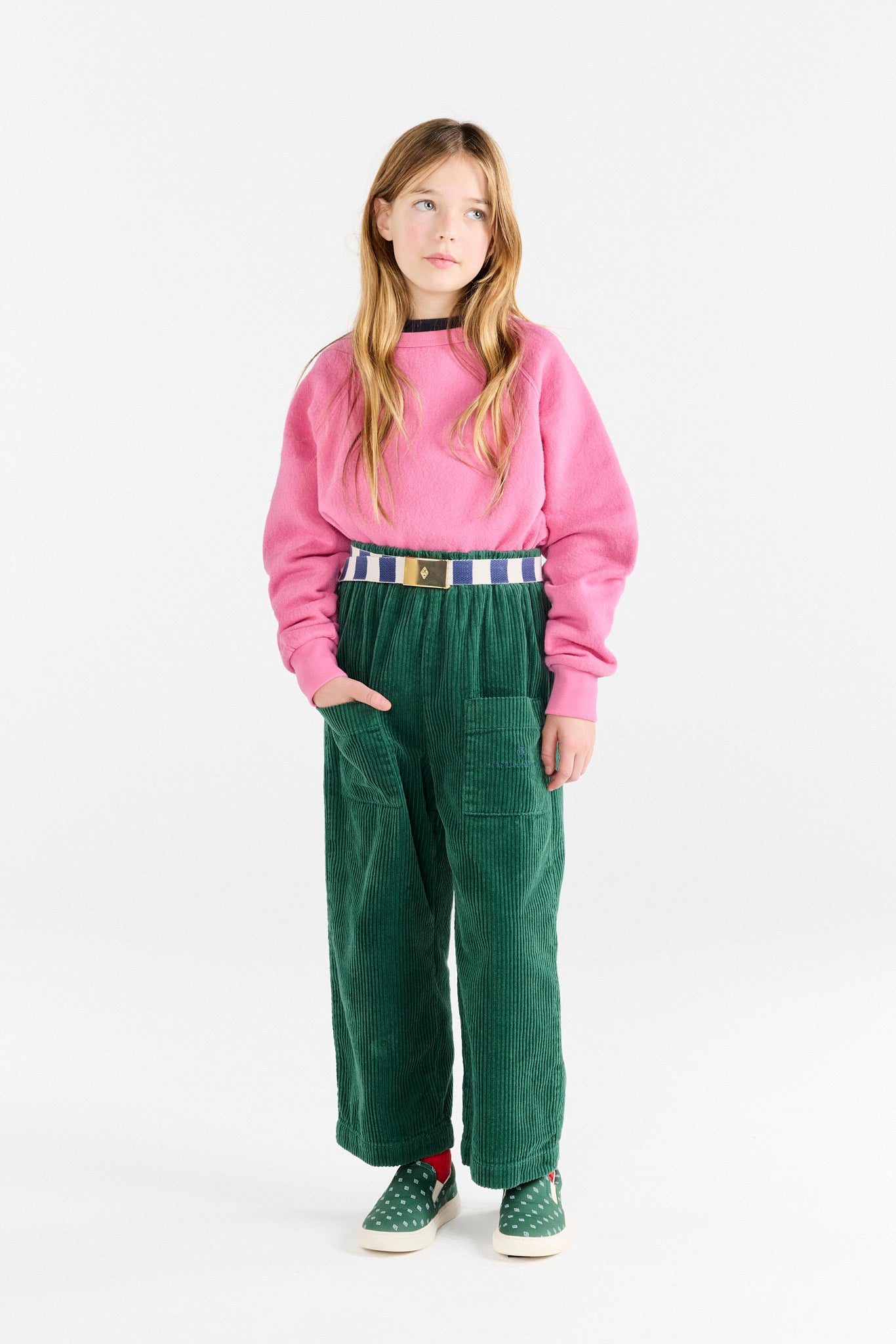 Green Emu Pants MODEL FRONT