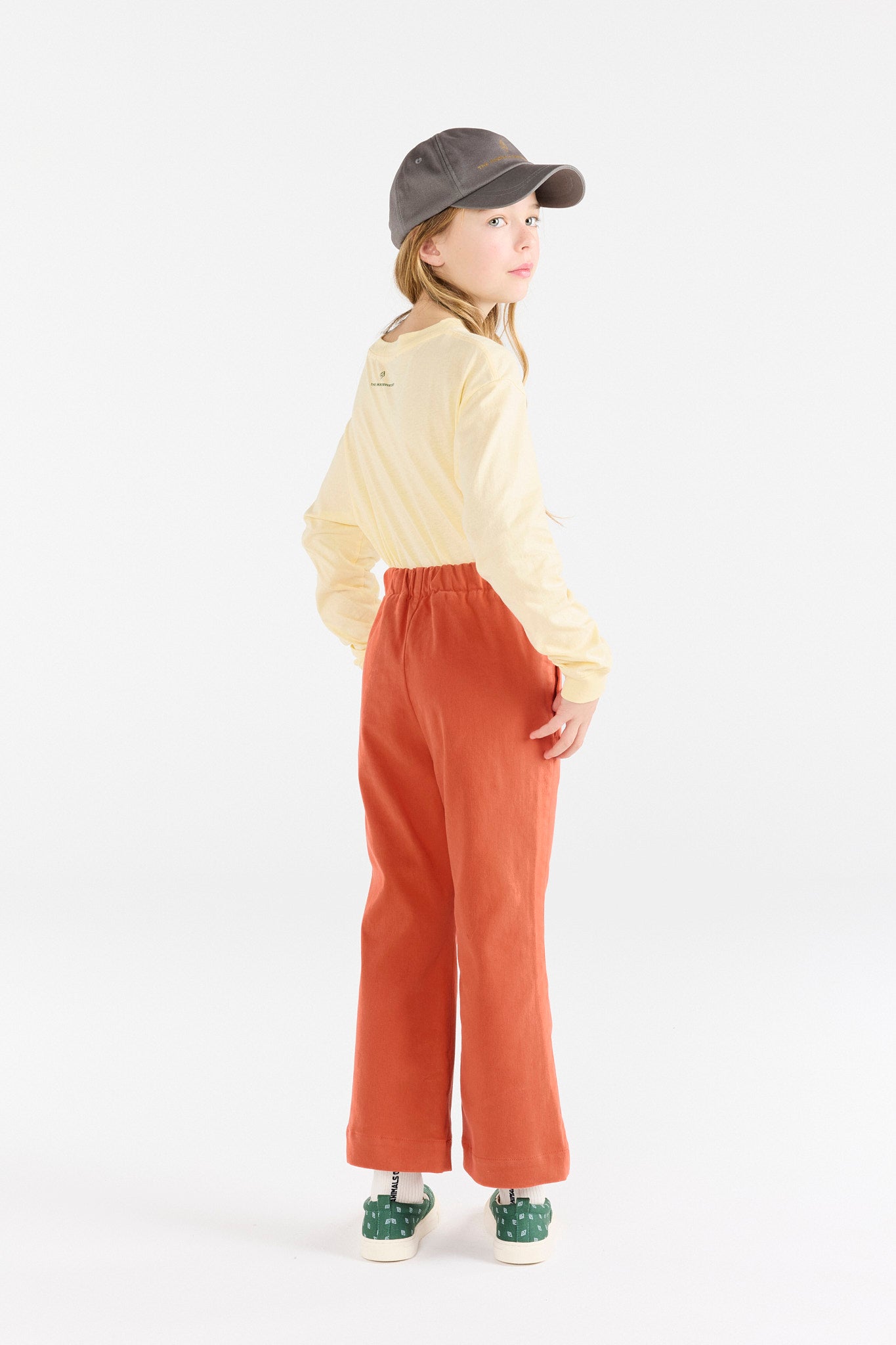 Fig Red Porcupine Pants MODEL BACK
