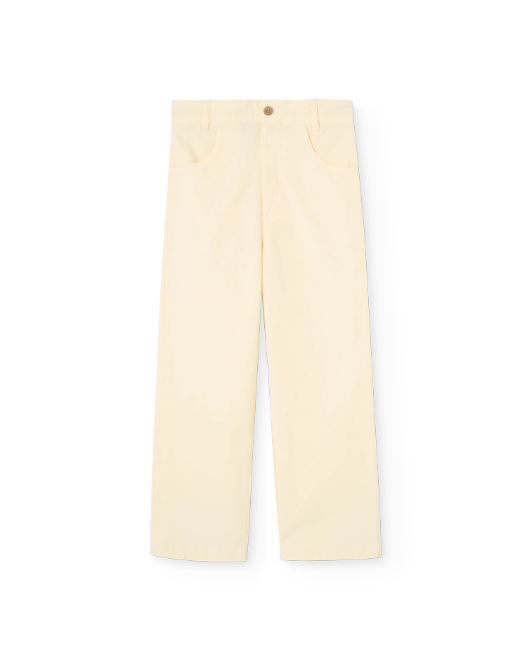 Flan Yellow Camel Pants COVER
