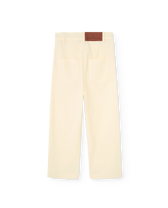 Flan Yellow Camel Pants PRODUCT BACK