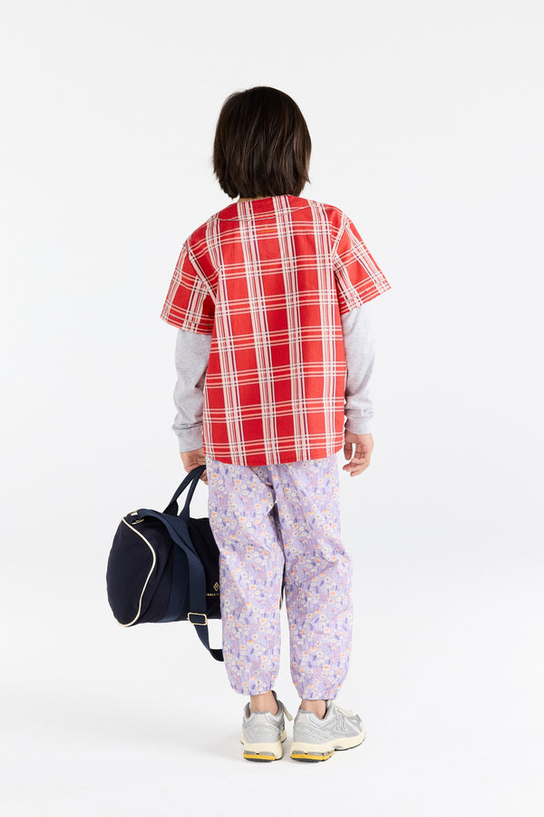 Lavender Elephant Pants MODEL BACK