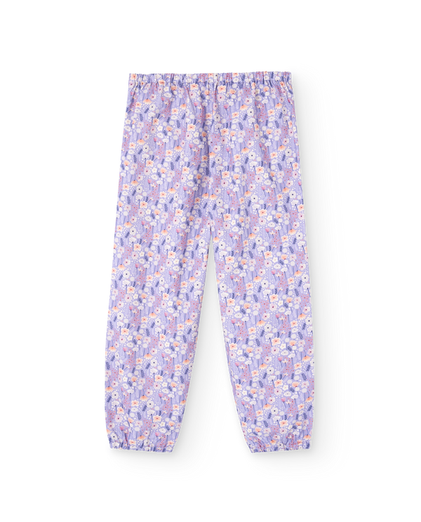 Lavender Elephant Pants PRODUCT BACK