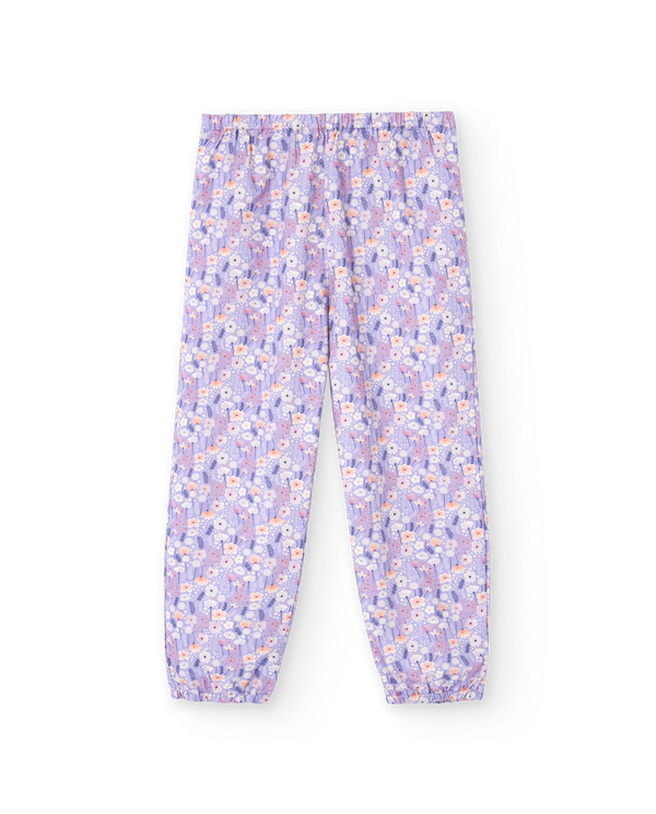 Lavender Elephant Pants PRODUCT FRONT