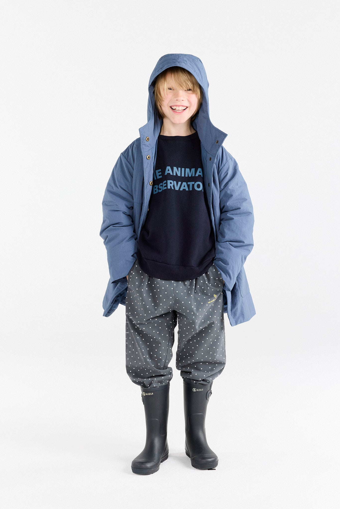 Dark Grey Elephant Pants MODEL FRONT