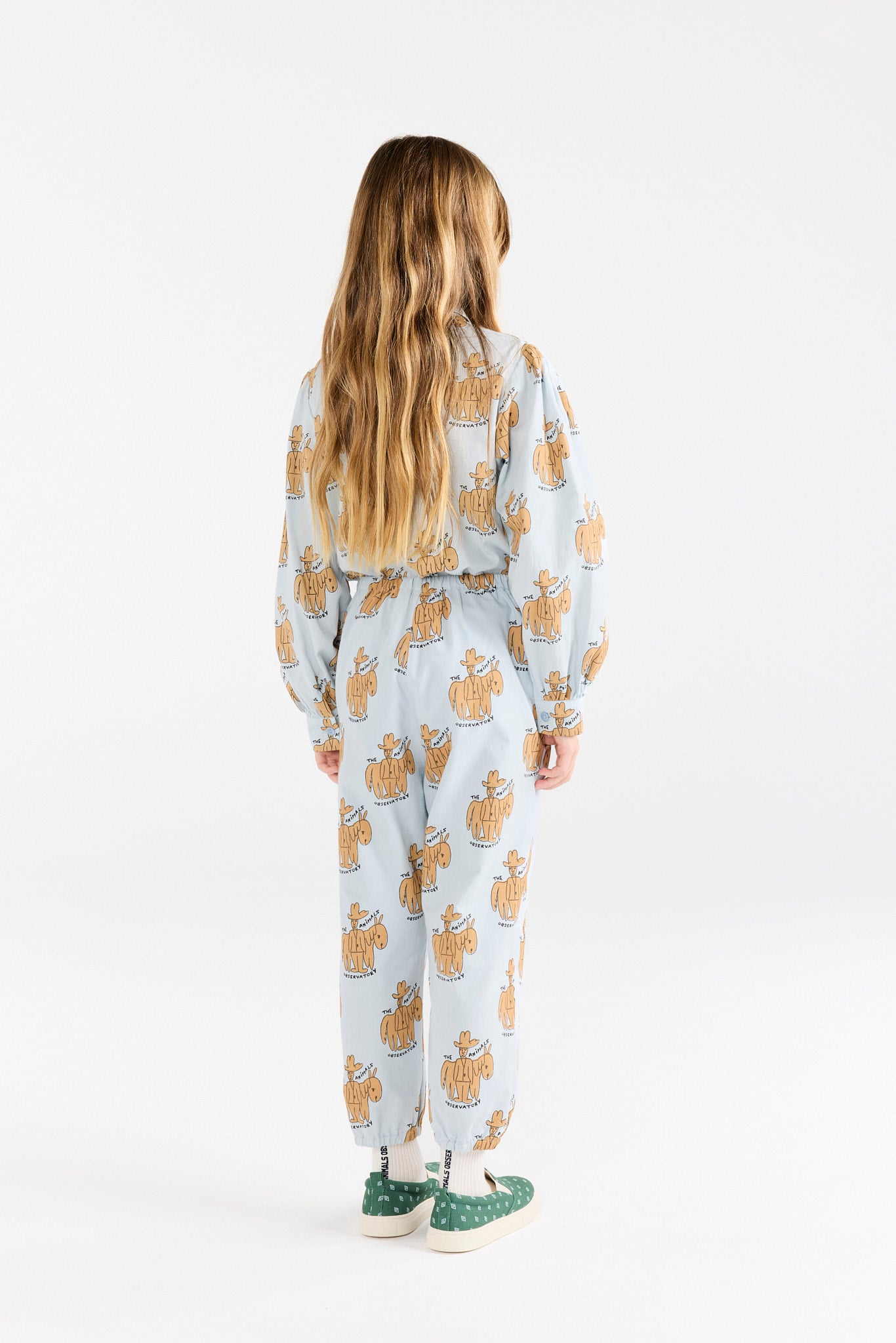 Blue Elephant Pants MODEL BACK