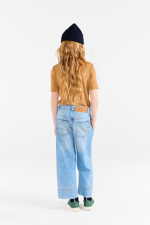 Soft Indigo Ant Jeans MODEL BACK