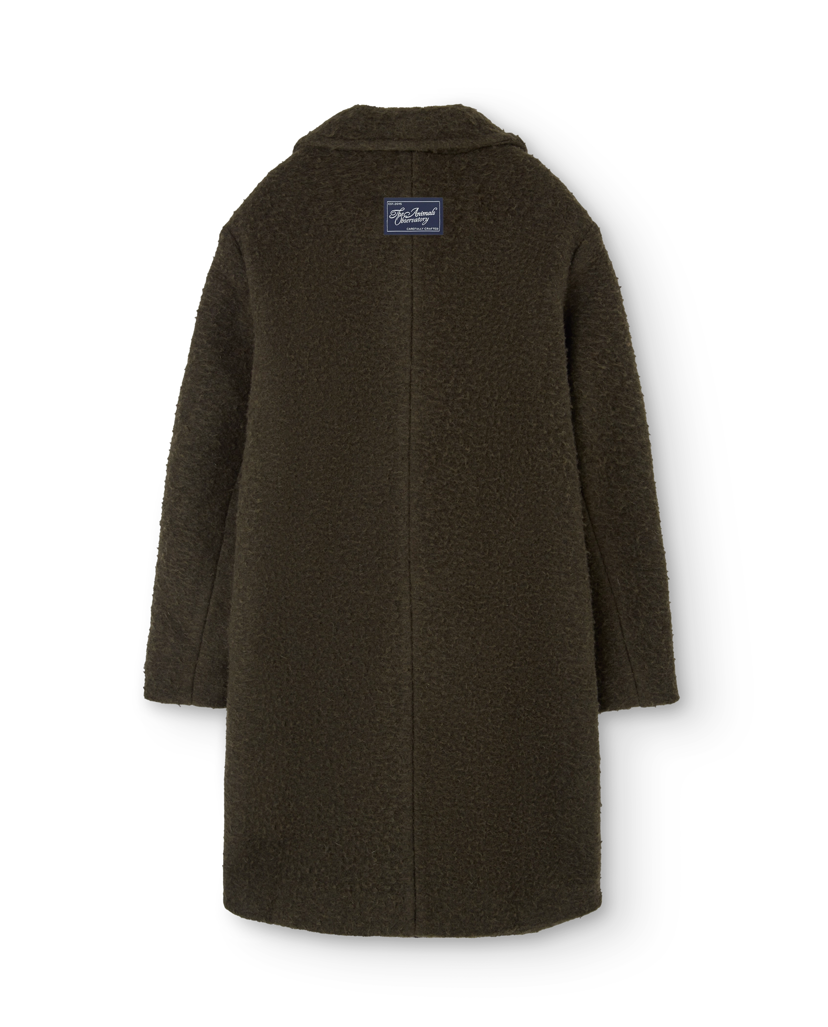 Deep Green Jaguar Coat PRODUCT BACK