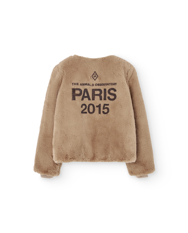 Beige Okapi Jacket PRODUCT BACK