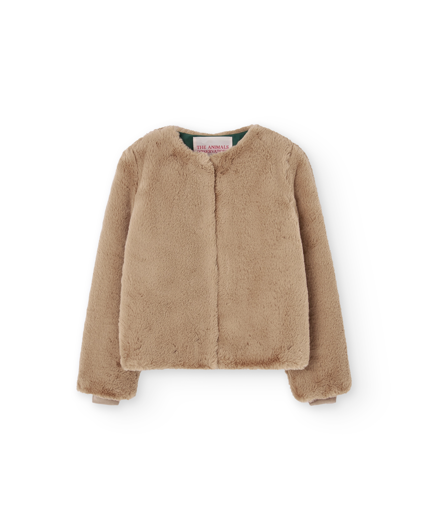 Beige Okapi Jacket PRODUCT FRONT