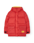 Red Lemur Puffer Jacket