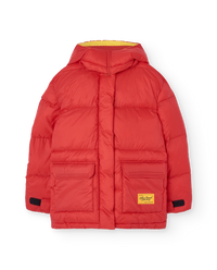 Red Lemur Puffer Jacket COVER