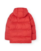 Red Lemur Puffer Jacket PRODUCT BACK