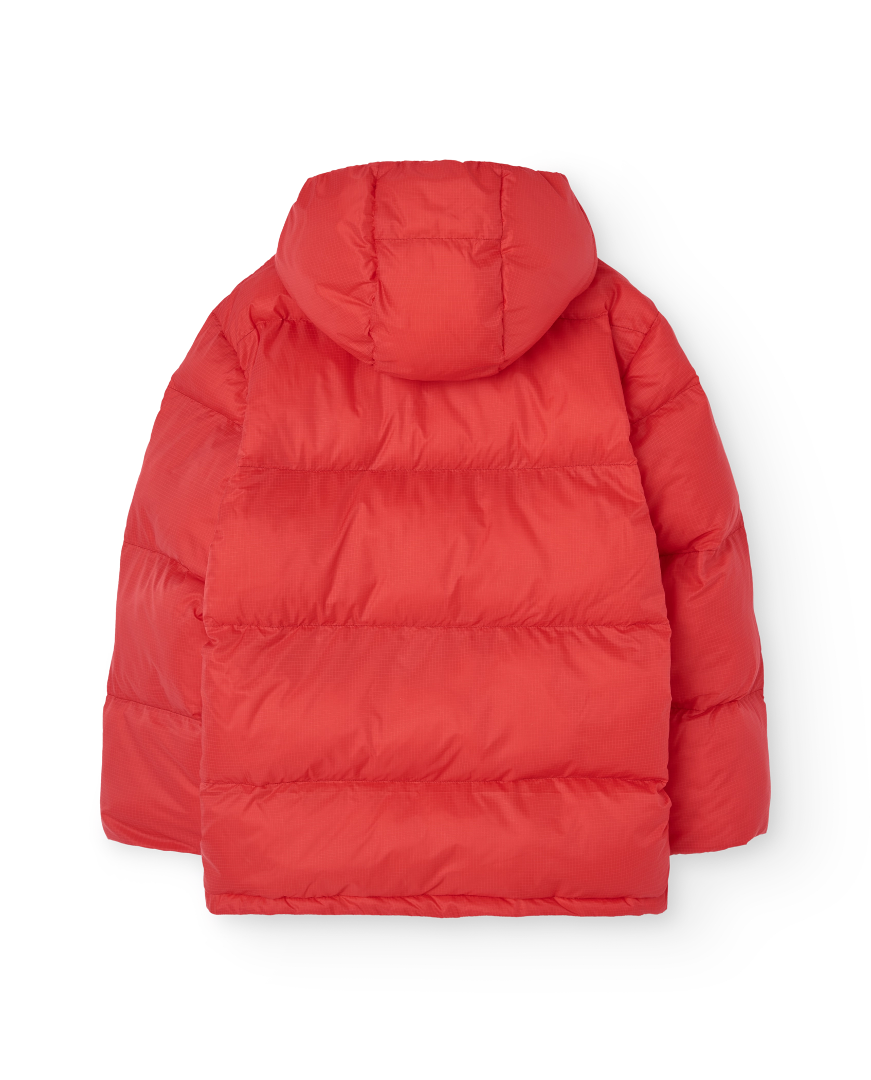 Red Lemur Puffer Jacket PRODUCT BACK