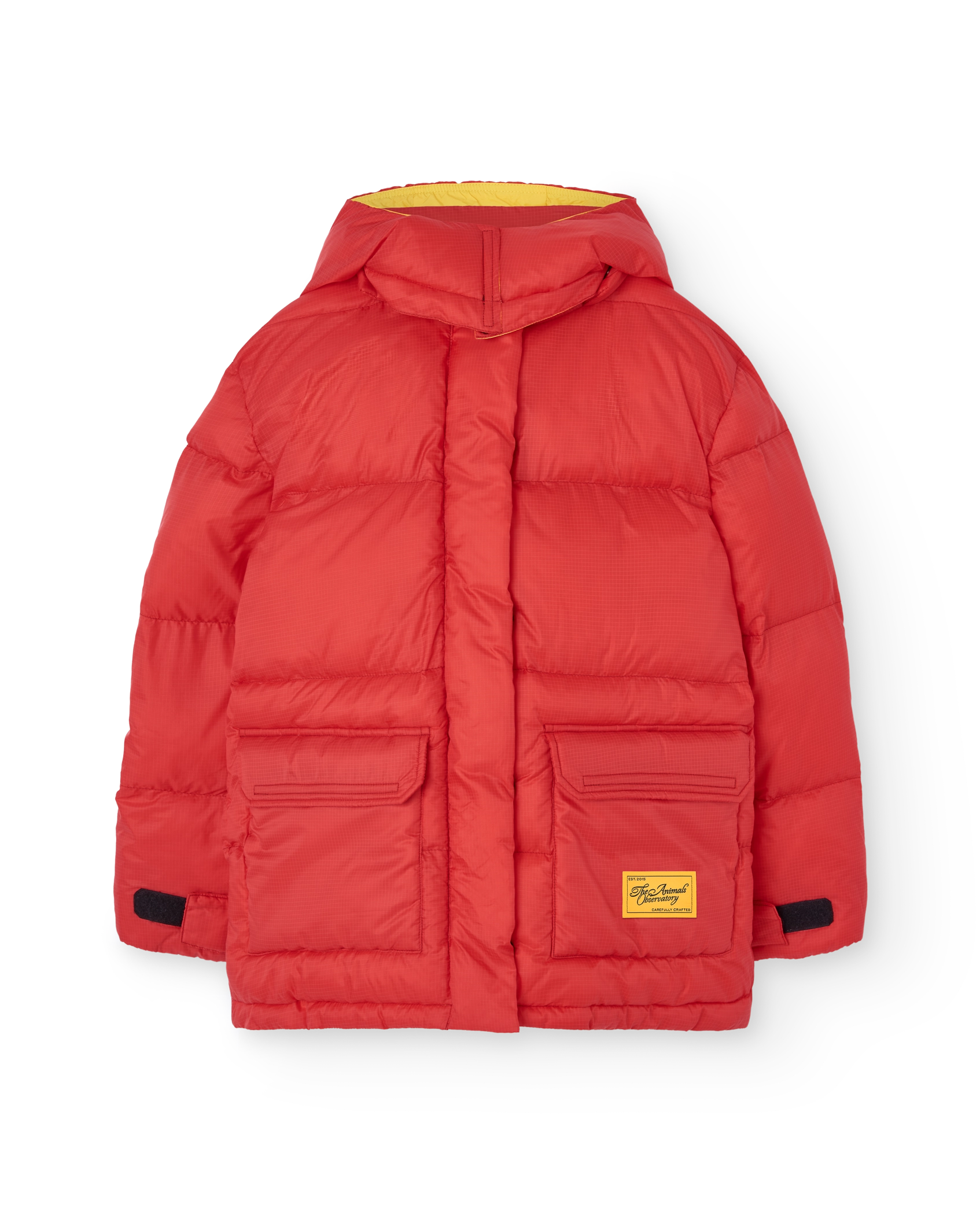 Red Lemur Puffer Jacket PRODUCT FRONT