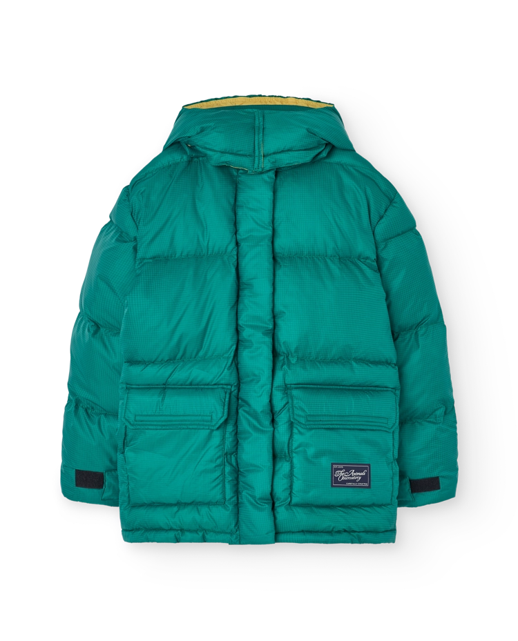 Green Lemur Puffer Jacket COVER