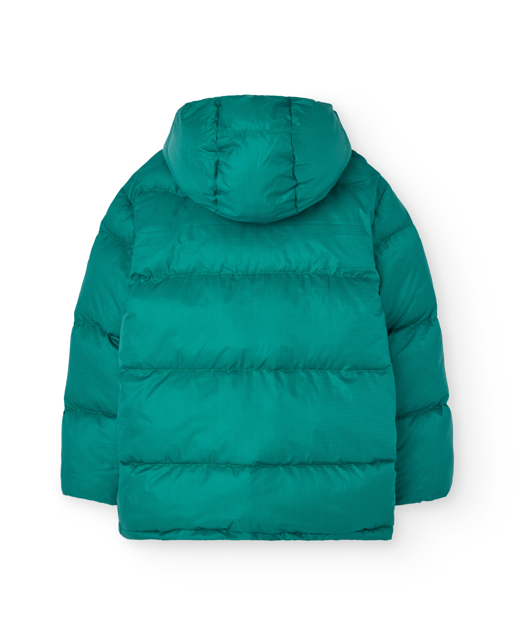 Green Lemur Puffer Jacket PRODUCT BACK