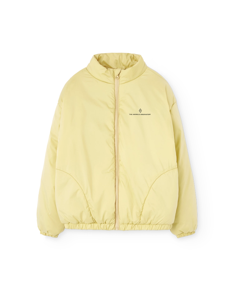 Yellow Crocodile Puffer Jacket COVER