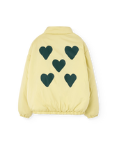 Yellow Crocodile Puffer Jacket PRODUCT BACK