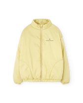 Yellow Crocodile Puffer Jacket PRODUCT FRONT