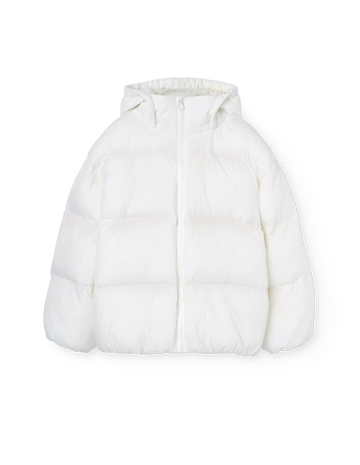 Raw White Roadrunner Puffer Jacket