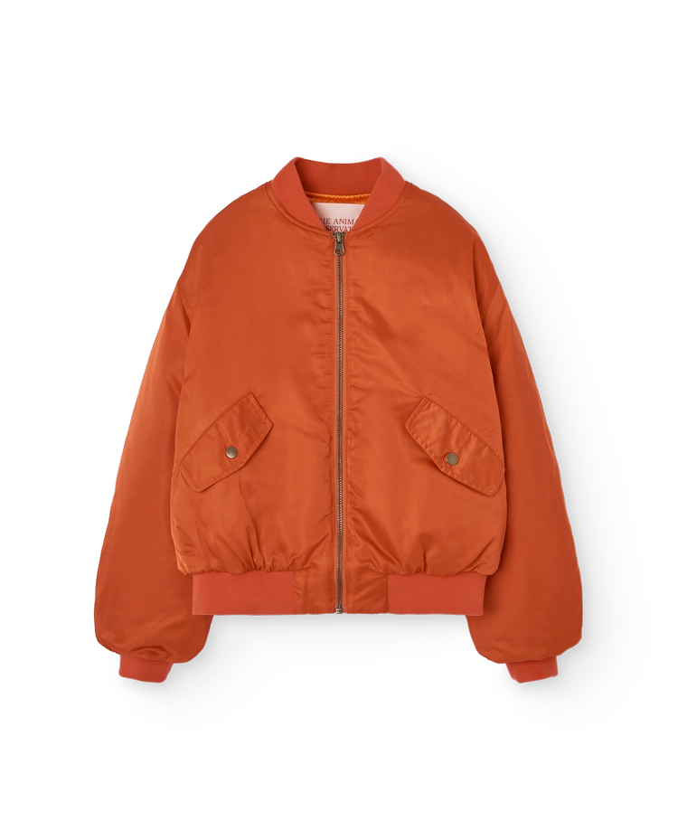 Fig Red Panda Bomber Jacket COVER