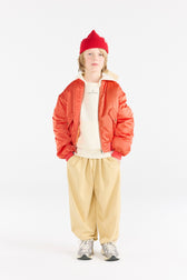 Fig Red Panda Bomber Jacket MODEL FRONT