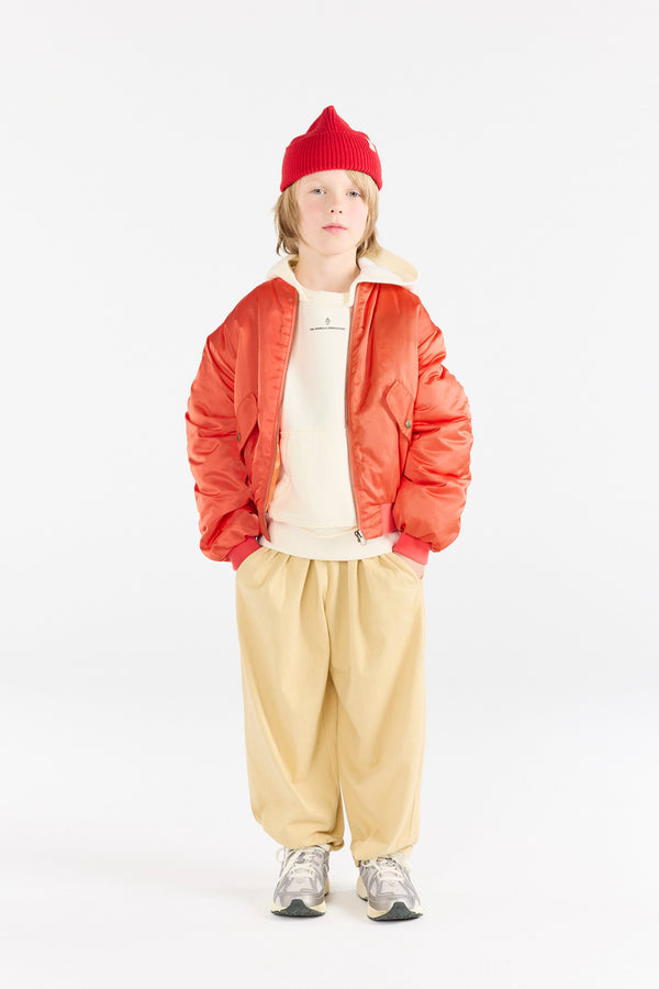 Fig Red Panda Bomber Jacket MODEL FRONT
