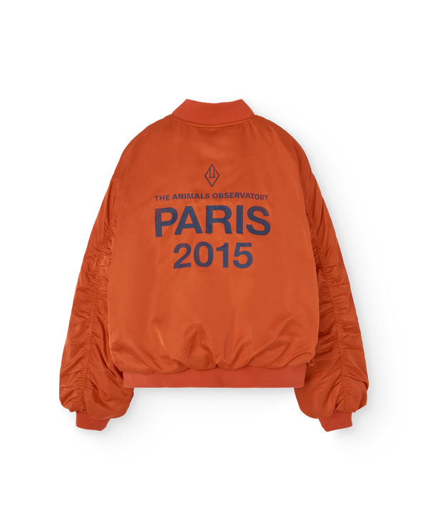 Fig Red Panda Bomber Jacket PRODUCT BACK