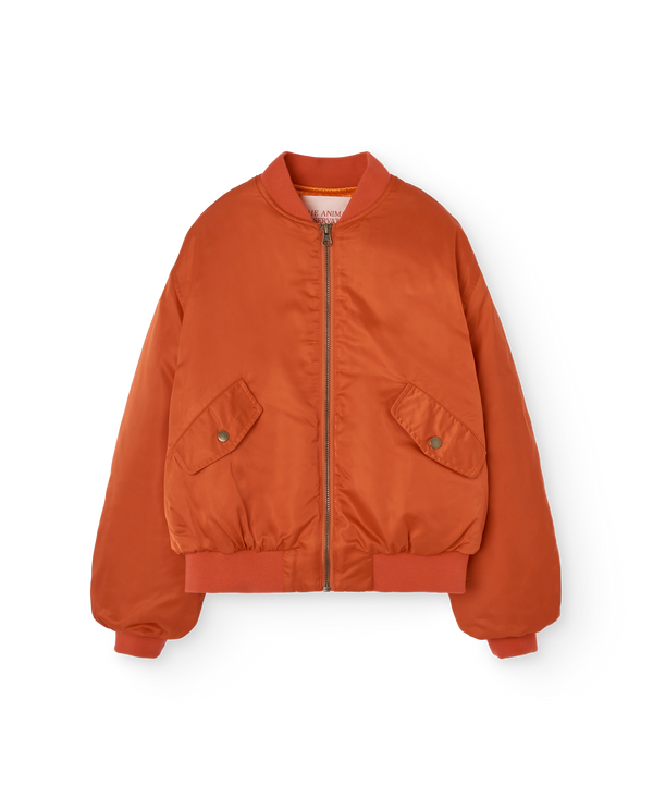 Fig Red Panda Bomber Jacket PRODUCT FRONT