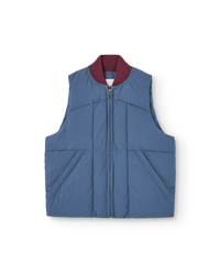 Blue-Grey Lobster Puffer Vest COVER
