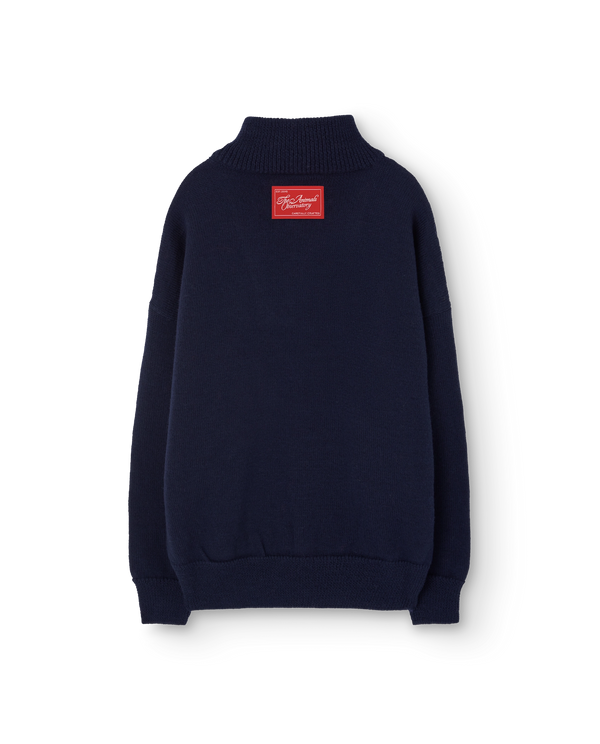 Navy Nilgai Sweater PRODUCT BACK
