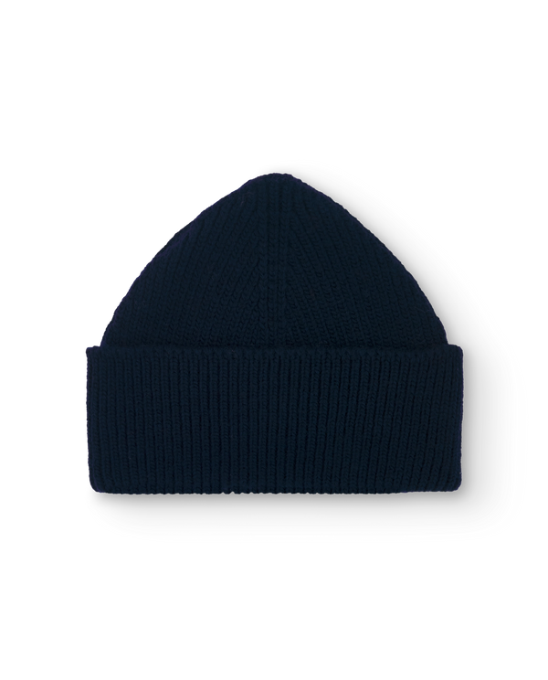Navy Pony Beanie PRODUCT BACK